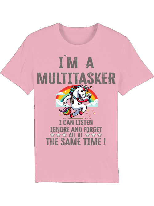 Creator T-Shirt I`ma Multitasker Unicorn with tie