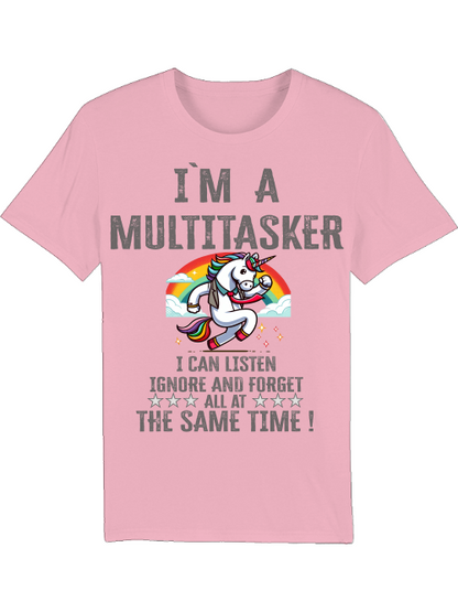 Creator T-Shirt I`ma Multitasker Unicorn with tie