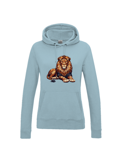 Girlie College Hoodie Mandala Lion