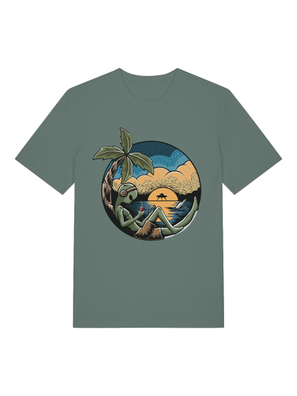 Alien Chill Time - Camiseta unisex de manga corta de algodón orgánico para adultos Creator T-Shirt 2.0 ST/ST SH