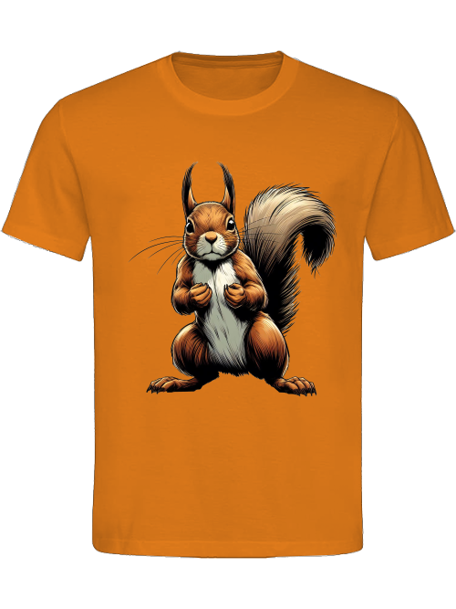 Heavy Cotton T-Shirt Partner Shirt Squirrel