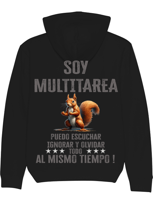 Cruiser Hoodie Soy Multitarea Squirrel Puzzle