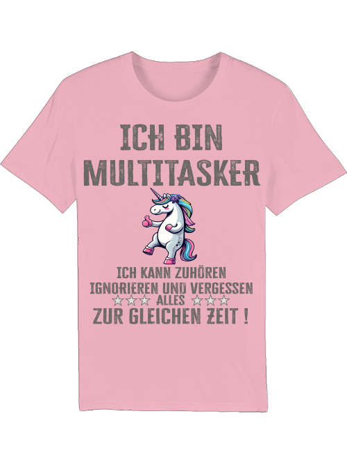 Creator T-Shirt I'm a multitasker unicorn thumbs up