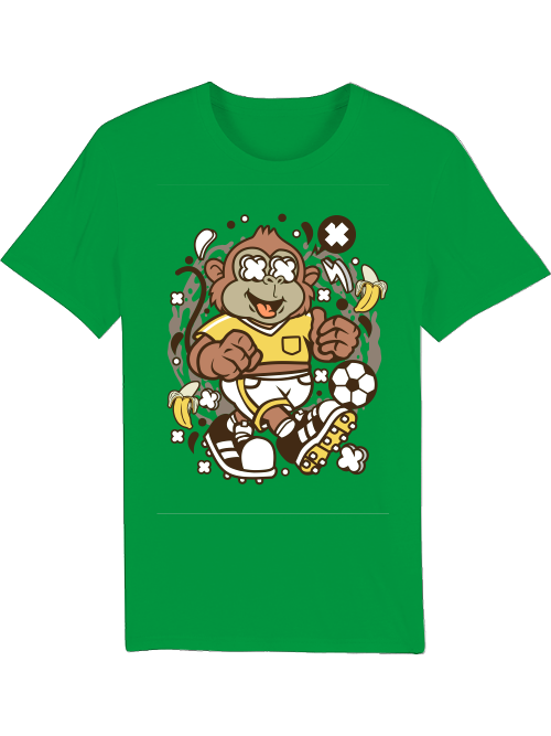 Cartoon Soccer Monkey Creator T-Shirt SK