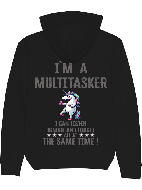 Cruiser Hoodie I`ma Multitasker Unicorn Thumbs Up