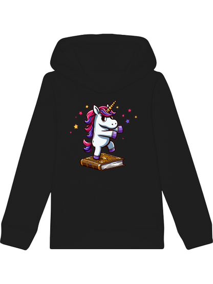 Einhorn tanzt auf Buch - Mini Cruiser Hoodie SK