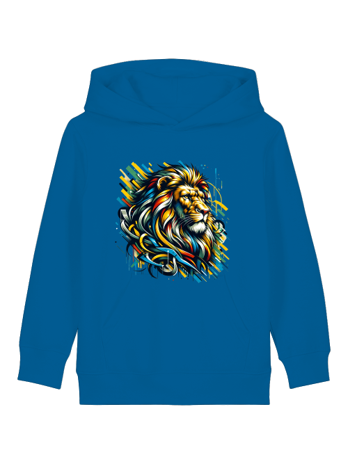 Löwe Art Style - Mini Cruiser Hoodie 2.0 Kinder Kapuzenpullover SK