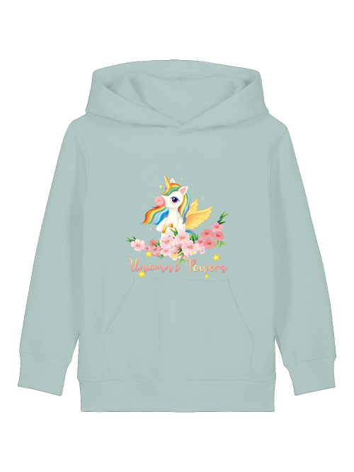 Cartoon Einhorn Power - Mini Cruiser Hoodie 2.0 Kinder Kapuzenpullover SK