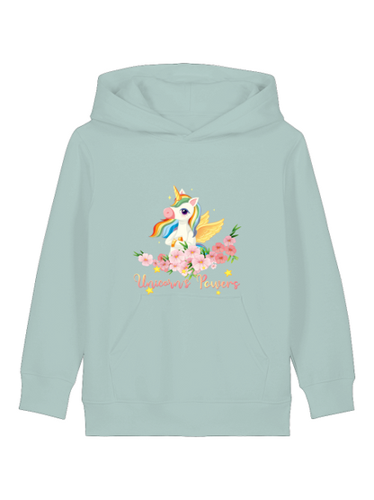 Cartoon Einhorn Power - Mini Cruiser Hoodie 2.0 Kinder Kapuzenpullover SK