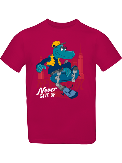 Camiseta infantil de dibujos animados "Nunca te rindas, Croco" SK
