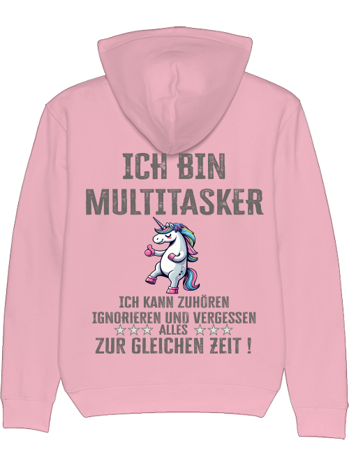 Cruiser Hoodie I am a multitasker unicorn thumbs up