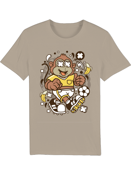 Cartoon Soccer Monkey Creator T-Shirt SK