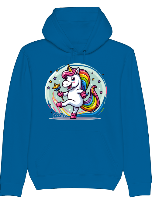 Sudadera con capucha Cruiser unicornio bailando con burbuja