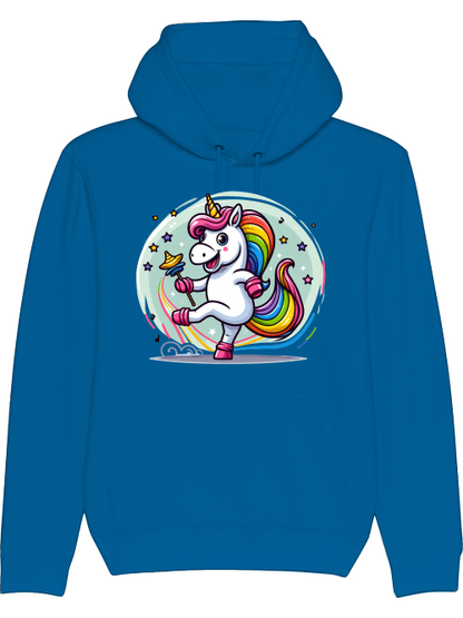 Cruiser hoodie unicorn dancing with bubble
