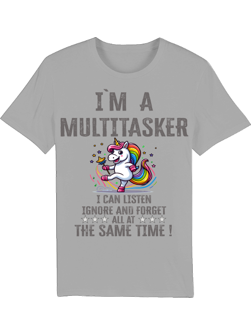 Creator T-Shirt I`ma Multitasker Unicorn Rattle Dance Bund