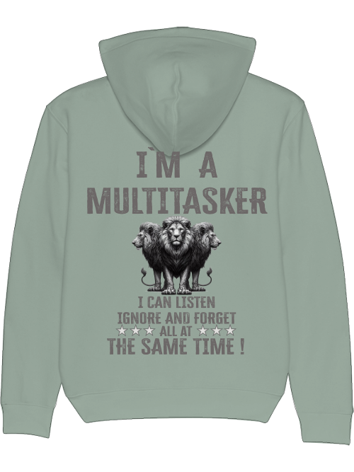 Cruiser Hoodie I`ma Multitasker 3 Lions