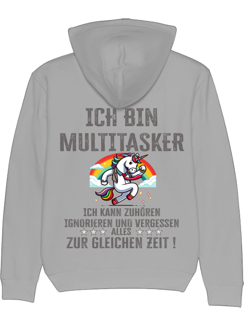 Cruiser hoodie I am multitasker unicorn with tie