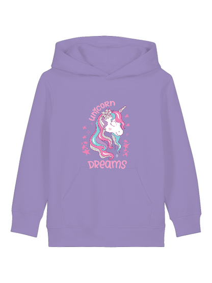 Unicorn Dreams - Sudadera con capucha Mini Cruiser 2.0 para niños SK1