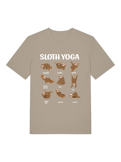 Sloth Yoga Faultier - Organic Creator 2.0 T-Shirt SK