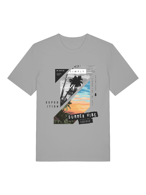 Summer Vibe Forever - Camiseta unisex de manga corta de algodón orgánico para adultos Creator T-Shirt 2.0 ST/ST SH