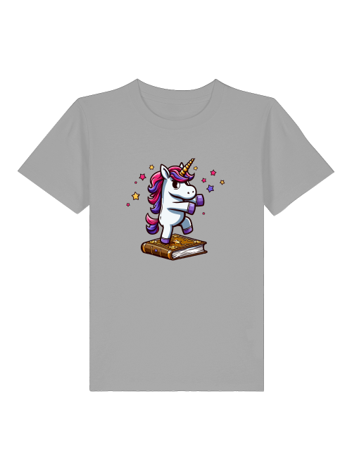 Einhorn tanzt auf Buch - Mini Creator 2.0 Kids T-Shirt SK