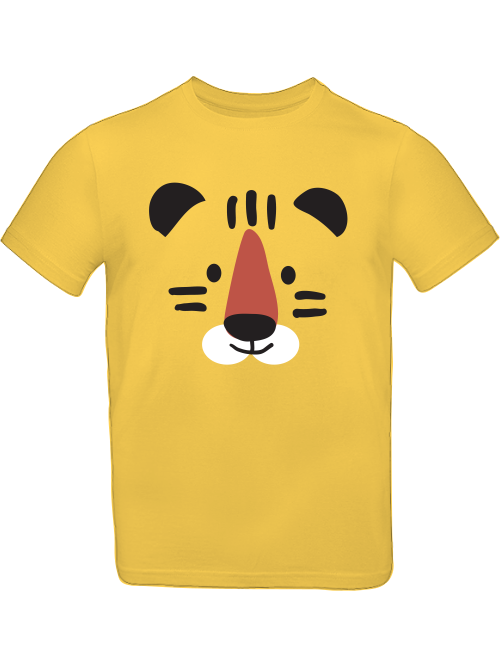 Cartoon Tigergesicht T-Shirt Kids Kinder T-Shirt SK