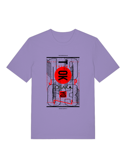 Osaka 1963 Front - Unisex Erwachsenen Bio Baumwolle Kurzarm Shirt Creator T-Shirt 2.0 ST/St SH