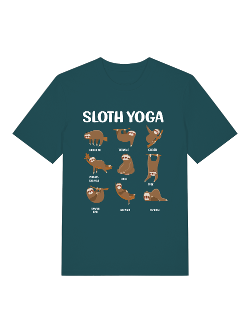 Sloth Yoga Faultier - Organic Creator 2.0 T-Shirt SK