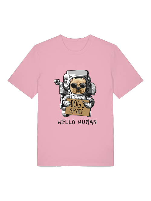 Astronauta Perros Espacio - Camiseta unisex para adultos de algodón orgánico de manga corta Creator T-Shirt 2.0 ST/ST SH