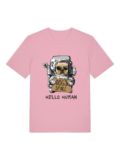 Astronauta Perros Espacio - Camiseta unisex para adultos de algodón orgánico de manga corta Creator T-Shirt 2.0 ST/ST SH