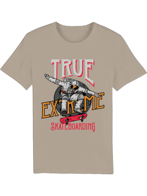 True Extreme Skateboarding Astronauta Creador Camiseta