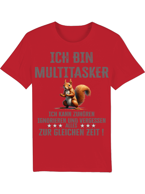 Creator T-Shirt I am Multitasker Squirrel Puzzle