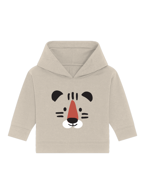 Cartoon Tiger Gesicht - Baby Cruiser Hoodie Baby Kleinkinder Kapuzenpullover SK