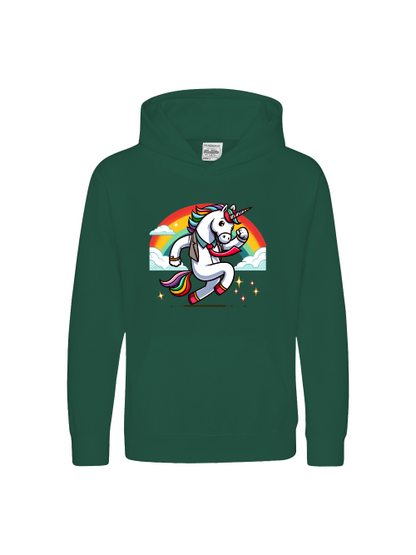Einhorn mit Regenbogen - Kids Premium Hoodie SK