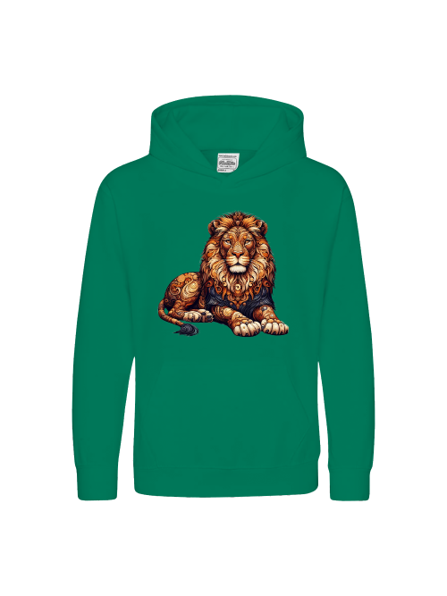 Kids Premium Hoodie Sweet Mandala Lion