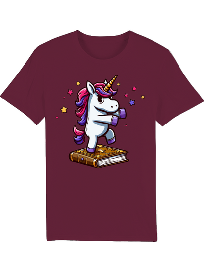 Camiseta Creadora Unicornio baila en libro