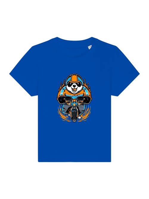 Camiseta Panda Biker de dibujos animados - Baby Creator