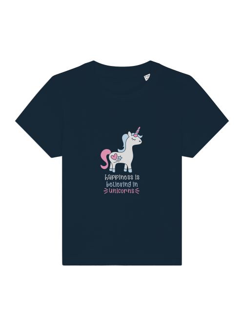 Einhorn Happiness is believing in Unicorn Baby Creator T-Shirt SK