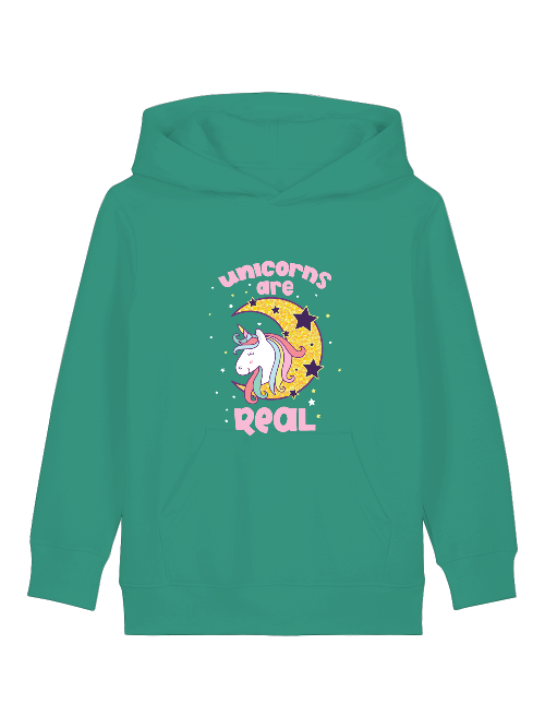 Einhorn Unicorn are real - Mini Cruiser Hoodie 2.0 Kinder Kapuzenpullover SK