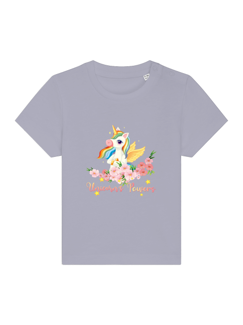 Cartoon Unicorn Power - Camiseta Baby Creator