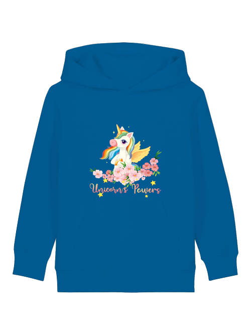 Cartoon Einhorn Power - Mini Cruiser Hoodie 2.0 Kinder Kapuzenpullover SK