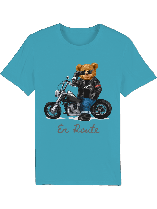 Biker Teddy En Route - Creator T-Shirt SK