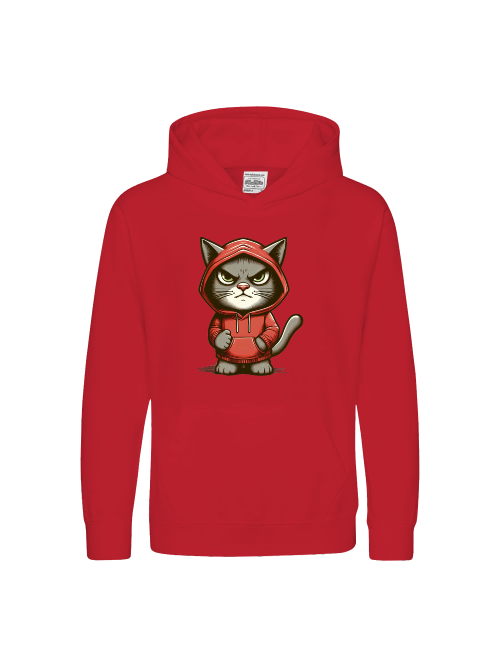 Grimmige Katze - Kids Premium Hoodie SK