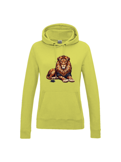 Girlie College Hoodie Mandala Lion
