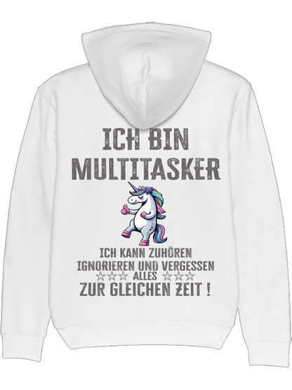Cruiser Hoodie I am a multitasker unicorn thumbs up