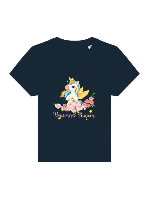 Cartoon Unicorn Power - Camiseta Baby Creator