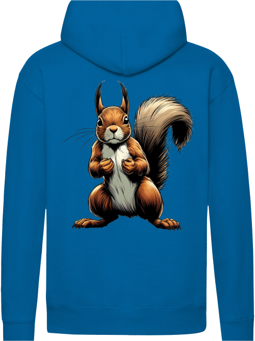 Premium Hooded Sweat Hoodie Partner Shirt Squirrel Backsite