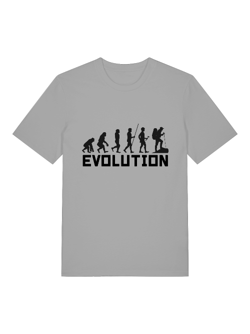 Evolution Walking - Camiseta unisex de manga corta de algodón orgánico para adultos Creator T-Shirt 2.0 ST/ST SH
