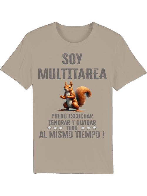 Creator T-Shirt Soy Multitarea Squirrel Puzzle