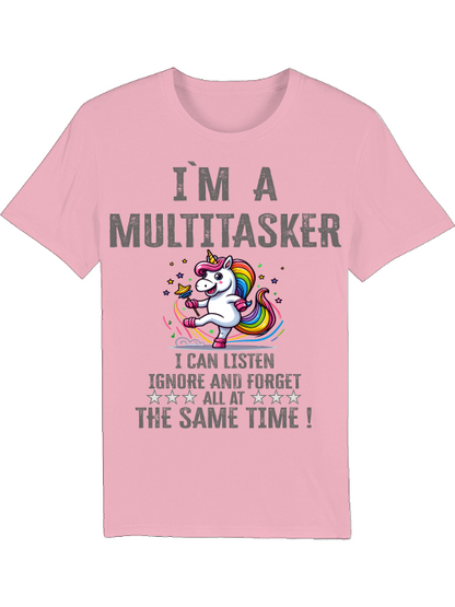 Camiseta Creator I`ma Multitasker Unicorn Rattle Dance Bund